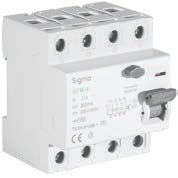 Sigma (SFM4100300) SFM 4P 300mA 100A 10KA KACAK AKIM KORUMA ŞALTERİ A TYPE