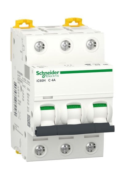 Schneider (A9F84304) Acti9 iC60H 3P 4A, 10kA C eğrisi Otomat
