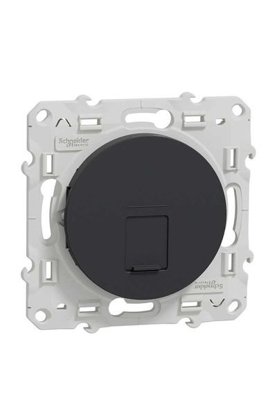 Schneider (S540475) Odace 1xRJ45 Cat6 UTP - Antrasit