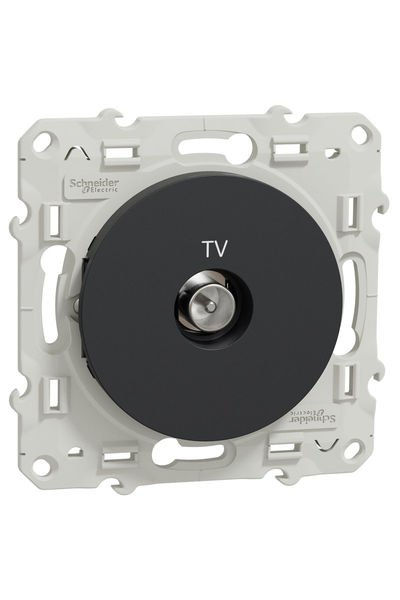 Schneider (S540445) Odace TV Prizi, sonlu - Antrasit