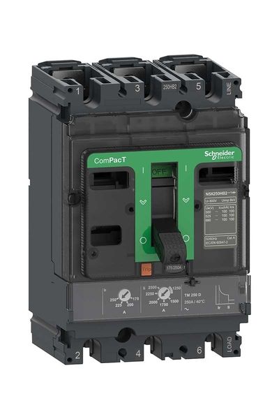 Schneider (C10W3TM063) NSX100 HB2 TM 63D 100kA 690V 3P
