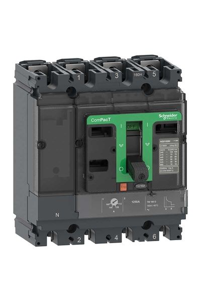 Schneider (C10V4TM063) NSX100 HB1 TM 63D 75kA 690V 4P