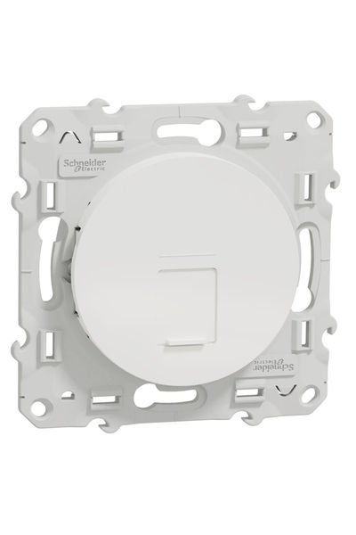 Schneider (S520400) 1*RJ45 konnektörsüz - Beyaz