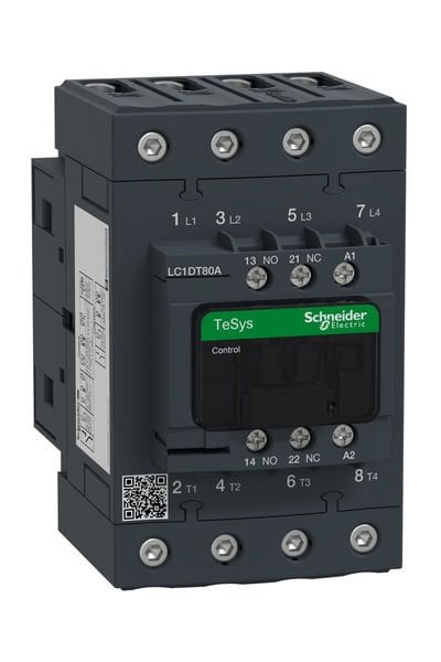 Schneider (LC1DT80AF7) TeSys Deca Kontaktör 4P 80A AC1 110VAC 4NA