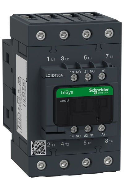 Schneider (LC1DT80AB7) TeSys Deca Kontaktör 4P 80A AC1 24VAC 4NA