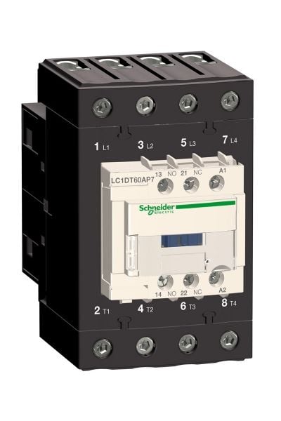 Schneider (LC1DT60AM7) TeSys Deca Kontaktör 4P 60A AC1 220VAC 4NA