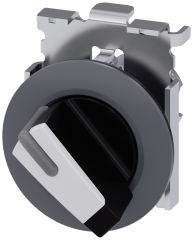 Siemens 3SU1062-2DF60-0AA0 Sirius ACT Mat Metal Yassı Tip 30 mm 0-1 pozisyonlu ışıklandırılabilir kalıcı mandal buton beyaz