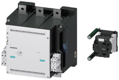 Siemens 3TF6833-1QL7  ÜÇ FAZLI; AC KONTAKTÖR; FREKANS KONVERTÖRLÜ UYGULAMALAR İÇİN; 335KW; 630A; 3NO+3NC; BOY 14
