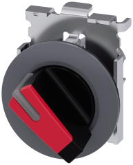 Siemens 3SU1062-2DF20-0AA0 Sirius ACT Mat Metal Yassı Tip 30 mm 0-1 pozisyonlu ışıklandırılabilir kalıcı mandal buton kırmızı