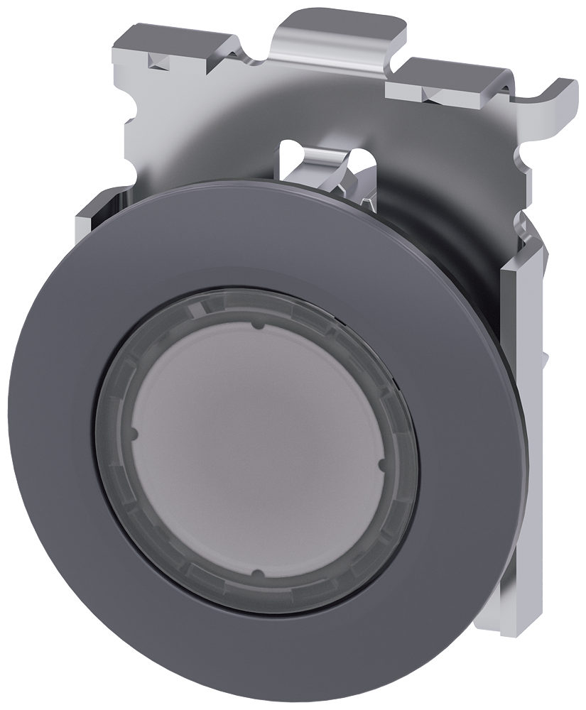 Siemens 3SU1061-0JD70-0AA0 Sirius ACT Mat Metal Yassı Tip 30 mm Sinyal Lambası Renksiz