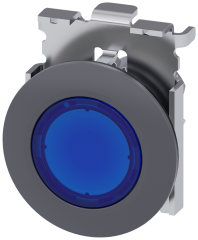 Siemens 3SU1061-0JD50-0AA0 Sirius ACT Mat Metal Yassı Tip 30 mm Sinyal Lambası Mavi