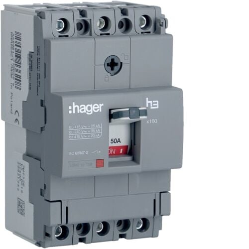 3P 25kA 50A sbt/sbt Kompak Şalter x160