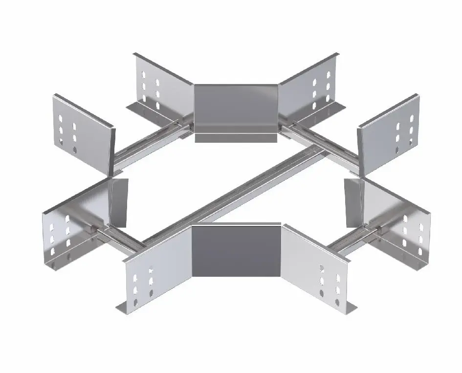 STS H100 Kablo Merdivenleri 360 Derece Dörtlü Dönüş Elemanı-C Tipi