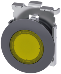 Siemens 3SU1061-0JD30-0AA0 Sirius ACT Mat Metal Yassı Tip 30 mm Sinyal Lambası Sarı