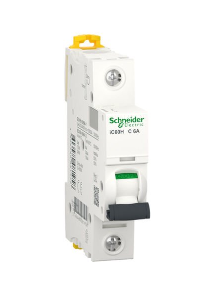 Schneider (A9F84106) Acti9 iC60H 1P 6A, 10kA C eğrisi Otomat