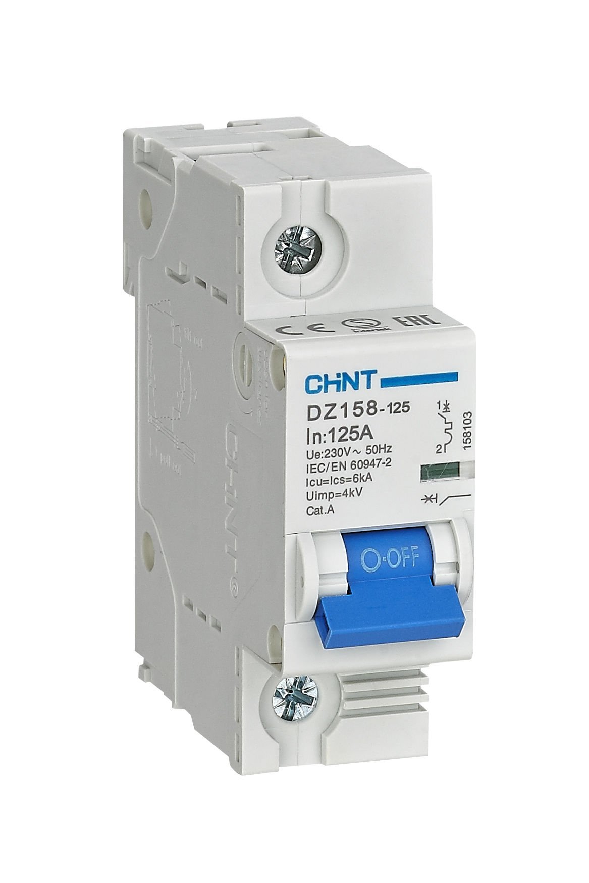 Chint (158089) DZ158 Serisi / 1 Kutuplu 10kA / C tipi 80A Otomatik Sigorta