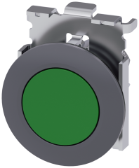 Siemens 3SU1060-0JB40-0AA0 Sirius ACT Mat Metal Yassı Tip Yay Dönüşlü 30 mm Buton Yeşil