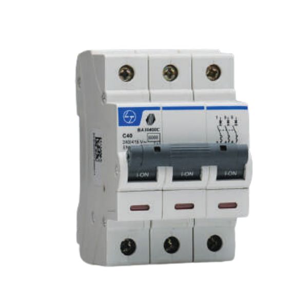 L&T (Schneider) 50A TP 6KA TYPE C MCB