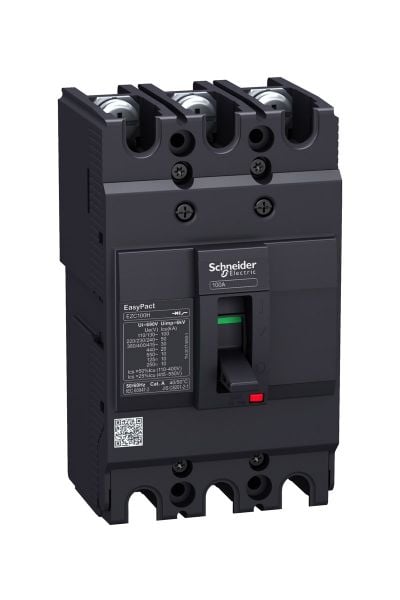 Schneider (EZC100H3080) 3P 30 kA 220/240 V 80 A MCCB