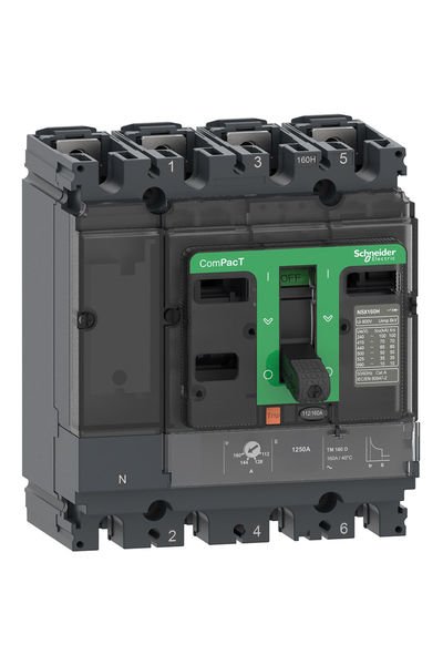 Schneider (C10R4TM100) NSX100 R TM 100D 45kA 690V 4P