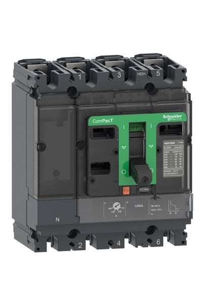 Schneider (C10R4TM080) NSX100 R TM 80D 45kA 690V 4P