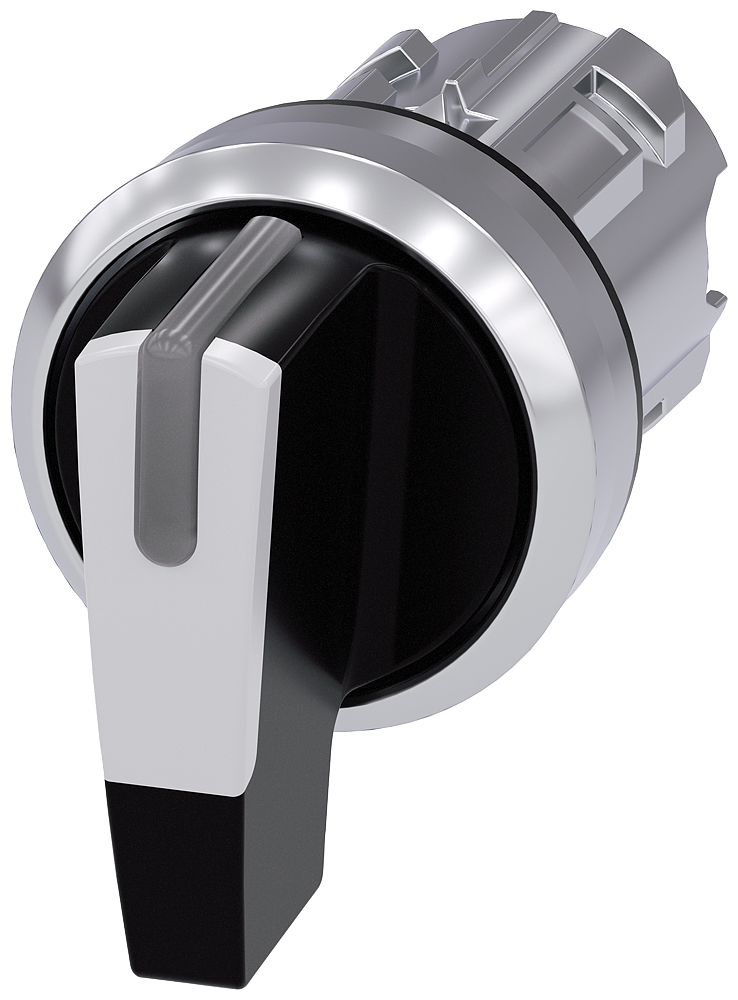 Siemens 3SU1052-2CL60-0AA0 SIRIUS ACT metal ışıklandırılabilir uzun saplı beyaz 1-0-2 kalıcı mandal buton kafası