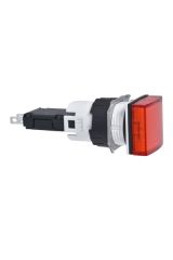 Schneider (XB6CV4BB) SQUARE PIL.LIGHT RED 6-24