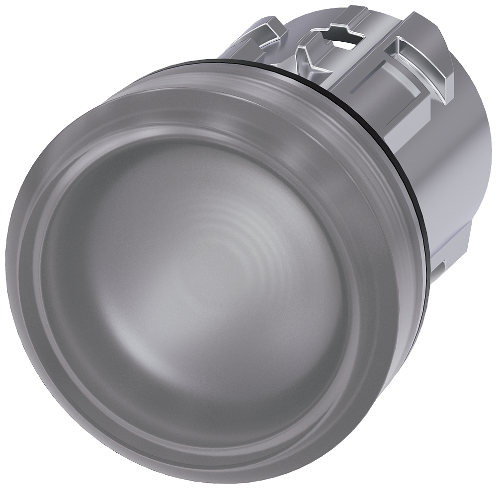 Siemens 3SU1051-6AA70-0AA0 Sinyal Lambası kafası Metal renksiz