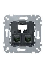 Schneider (MTN4576-0002) İkili RJ45 Cat6 UTP