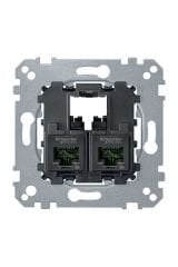 Schneider (MTN4575-0002) İkili RJ45 Cat5 UTP
