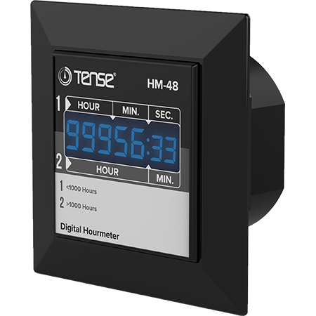 Tense (HM-48) Dijital İş Güç Zaman Saati , 5 Hane Pano Tipi 24V AC/DC, 220V AC