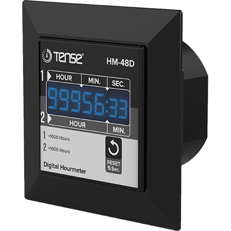 Tense (HM-48D) Dijital İş Güç Zaman Saati , 5 Hane Pano Tipi 24V AC/DC, 220V AC