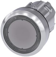 Siemens 3SU1051-0AB70-0AA0 Işıklandırılabilir Yay Dönüşlü Metal Buton Kafası renksiz
