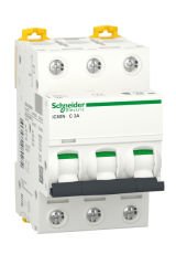 Schneider (A9F74303) Acti9 iC60N 3P 3A, 6kA C eğrisi Otomat