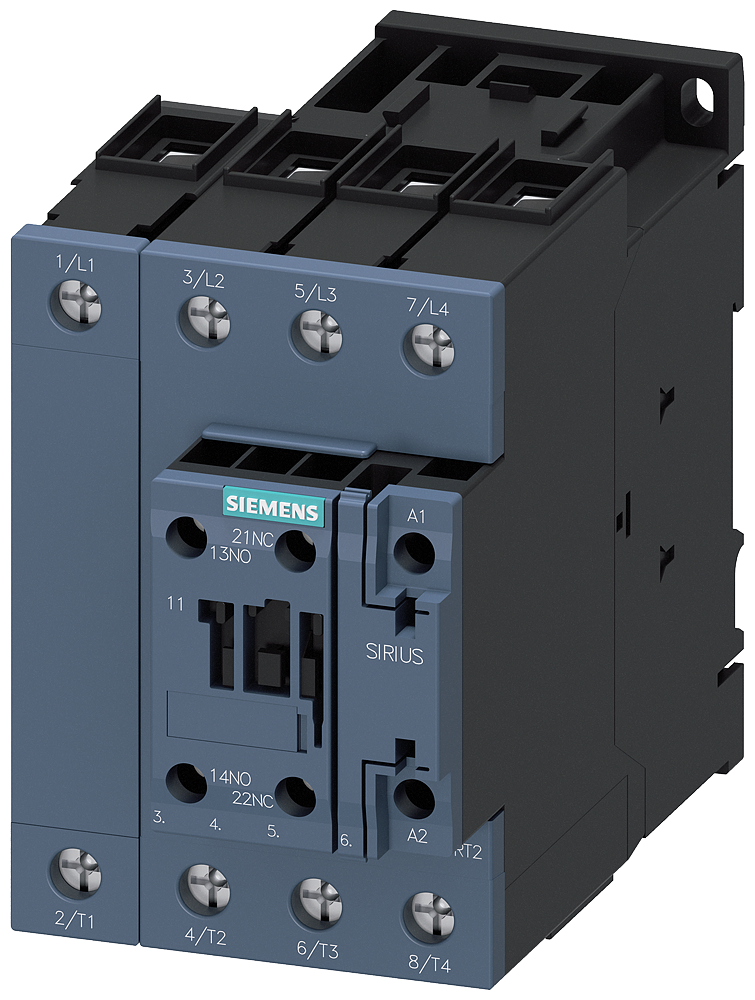 Siemens 3RT2337-1AP00  DÖRT KUTUPLU; SIRIUS KONTAKTÖR; AC 230V BOBİNLİ; 63 KW