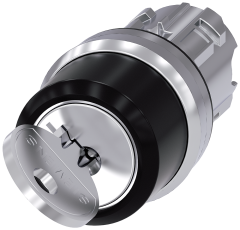 Siemens 3SU1050-4BF11-0AA0 RONIS 0-1 pozisyonlu kilitli metal mandal buton