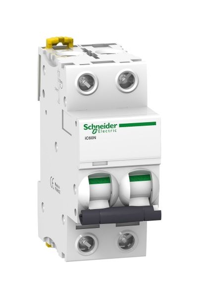 Schneider (A9F74206) Acti9 iC60N 2P 6A, 6kA C eğrisi Otomat