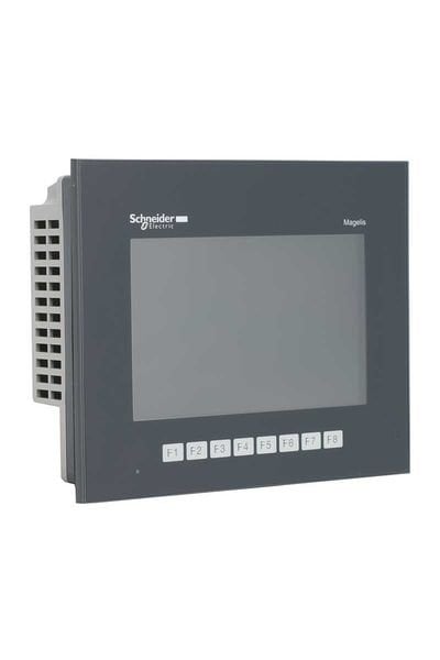 Schneider (HMIGTO3510) 7'' Geniş Ekran TFT LCD 65K Renk WVGA 8 fonksiyon tuşu   2 x Com, 2 x USB, 1 x Ethernet   96 Mb