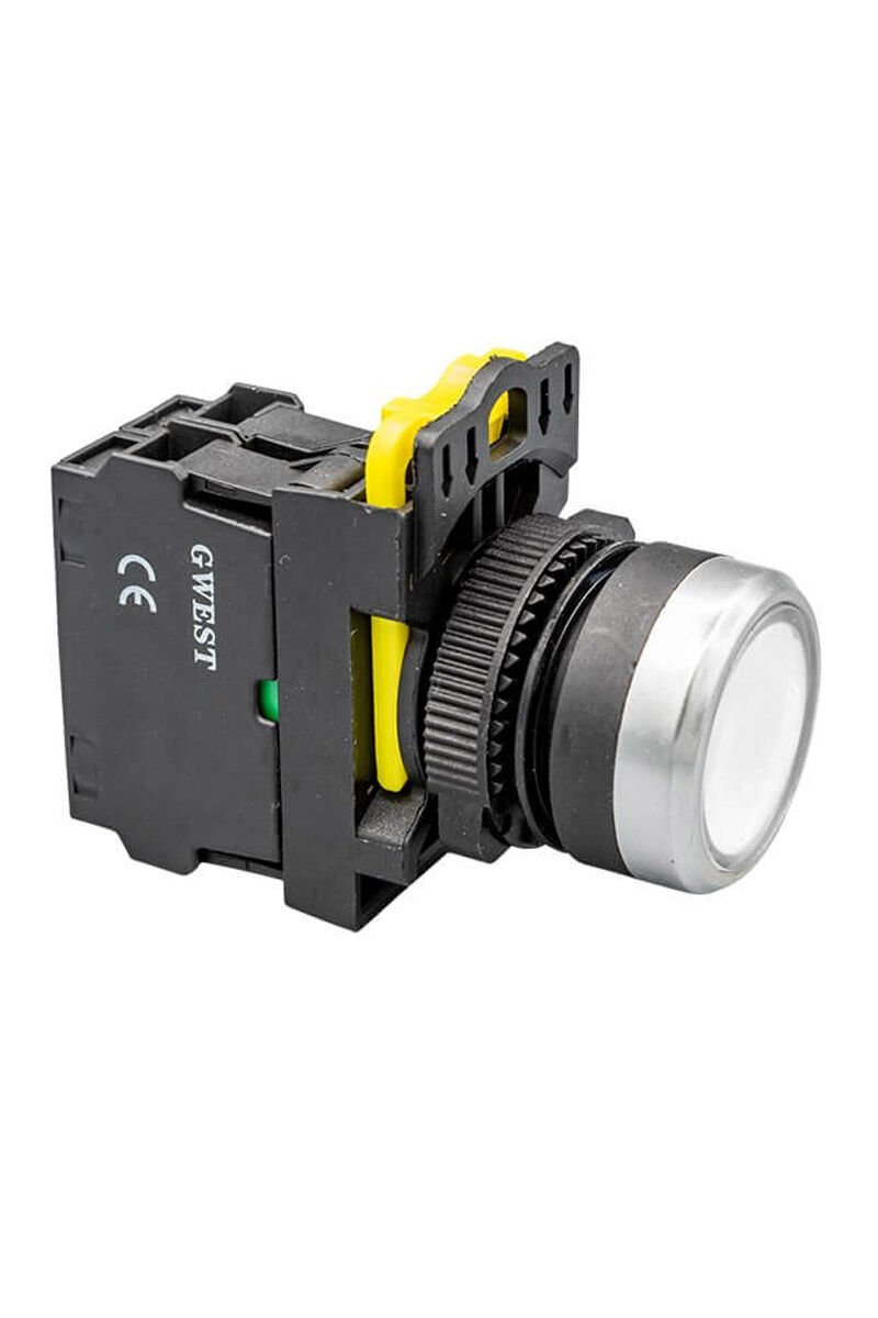 GWEST A5-31D-110 (BEYAZ) 110V. LED IŞIKLI START BUTON