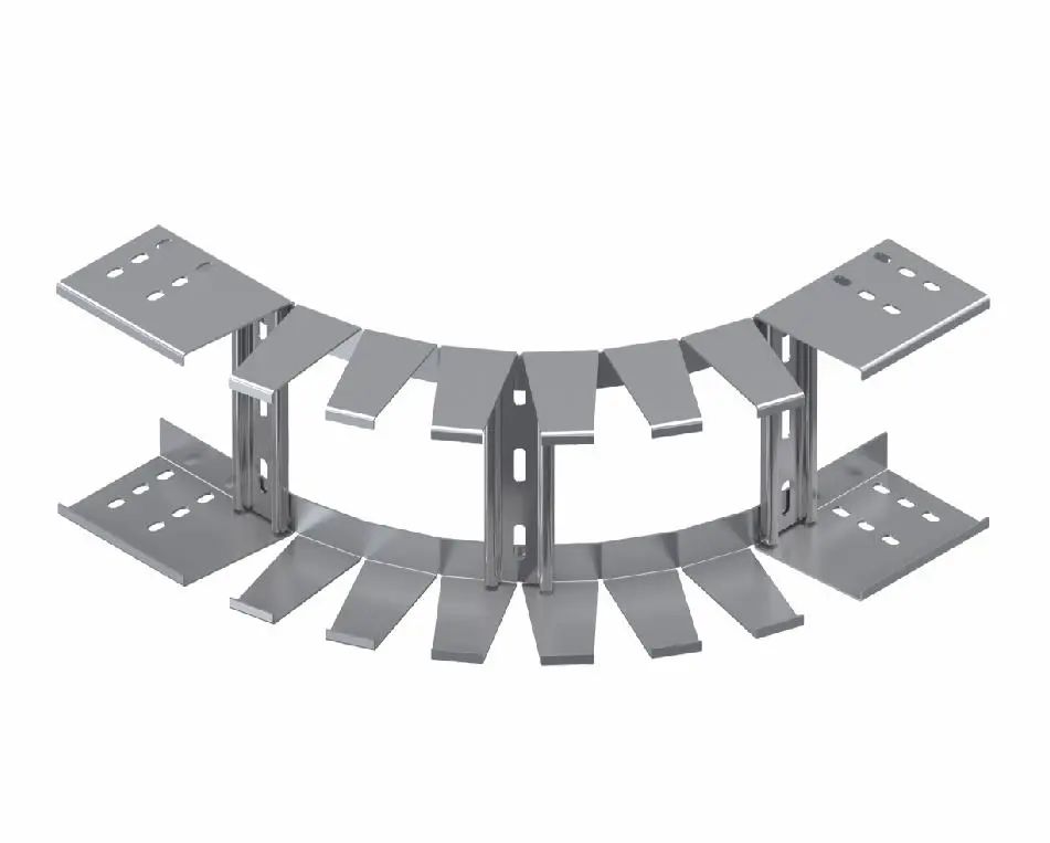 STS H100 Kablo Merdivenleri Dış Bükey Dönüş Elemanı-Omega Tip