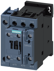 Siemens 3RT2325-1AB00 Kontaktör AC-1, 35 A, 400 V / 40 °C, 4 kutuplu, 24 V AC, 50 Hz, yardımcı kontaklar: 1 NO + 1 NC, vidalı terminal, boyut: S0