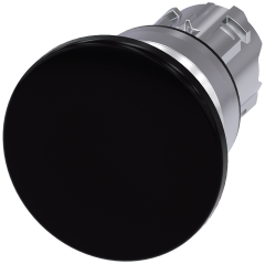 Siemens 3SU1050-1BD10-0AA0 SIRIUS ACT 40mm metal siyah mantar buton