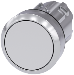 Siemens 3SU1050-0AB60-0AA0 Yay Dönüşlü Metal Buton Kafası beyaz