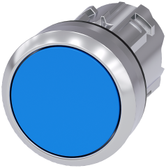 Siemens 3SU1050-0AB50-0AA0 Yay Dönüşlü Metal Buton Kafası mavi