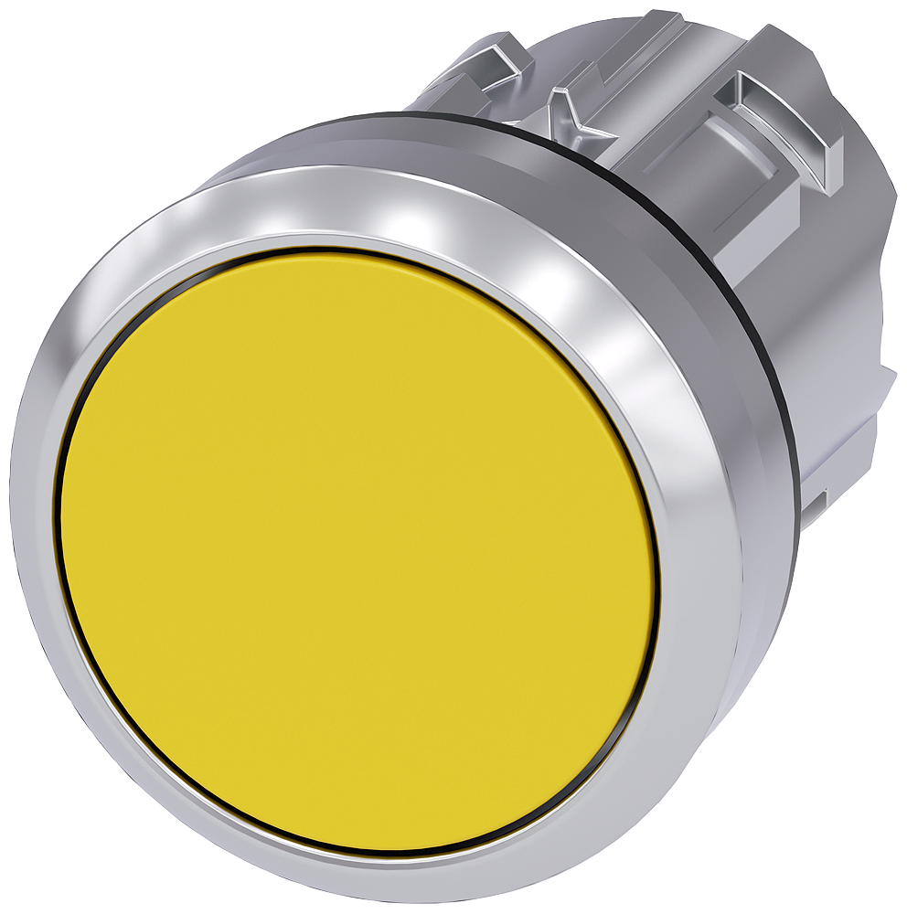 Siemens 3SU1050-0AB30-0AA0 Yay Dönüşlü Metal Buton Kafası sarı