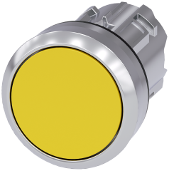 Siemens 3SU1050-0AB30-0AA0 Yay Dönüşlü Metal Buton Kafası sarı
