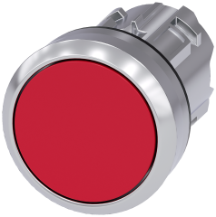 Siemens 3SU1050-0AB20-0AA0 Yay Dönüşlü Metal Buton Kafası kırmızı