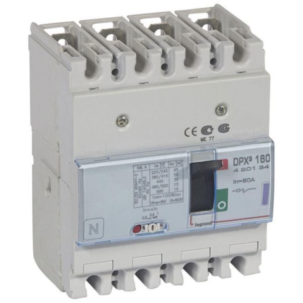 Legrand (420134) DPX³160 TM 4P 80A 50kA