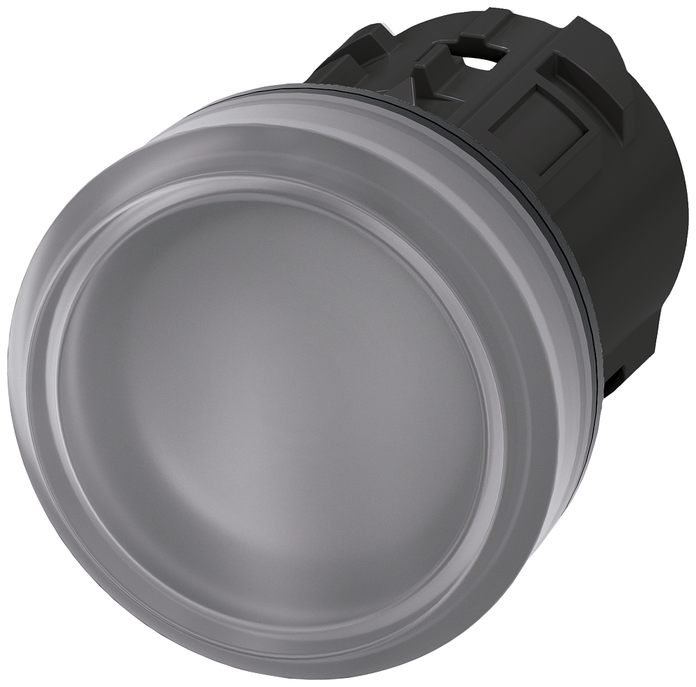 Siemens 3SU1001-6AA70-0AA0 Sinyal Lambası kafası plastik renksiz