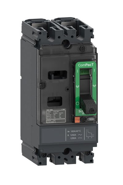 Schneider (C10M2TM020) DC Devre Kesici NSX100M 20A 2P 85KA AC/DC